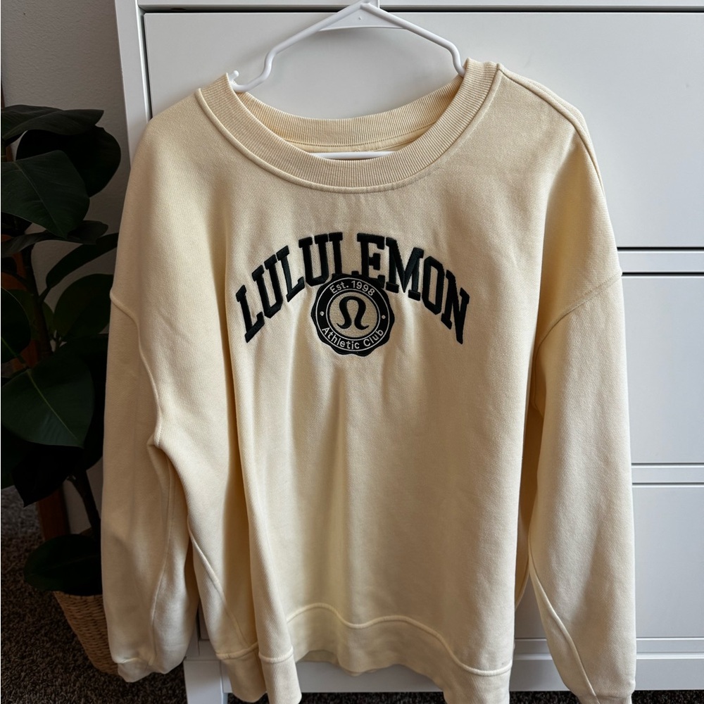 Lululemon Butter Yellow Sweatshirt